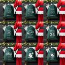  Personalized Christmas Velvet Santa Bags (Classic Designs) - Choose from 15 Designs