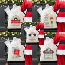  Personalized Christmas Velvet Santa Bags (Classic Designs) - Choose from 15 Designs