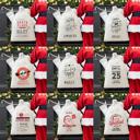  Personalized Christmas Velvet Santa Bags (Classic Designs) - Choose from 15 Designs