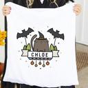  Personalized Halloween Trick or Treat Pillowcase Bag - Choose from 7 Designs