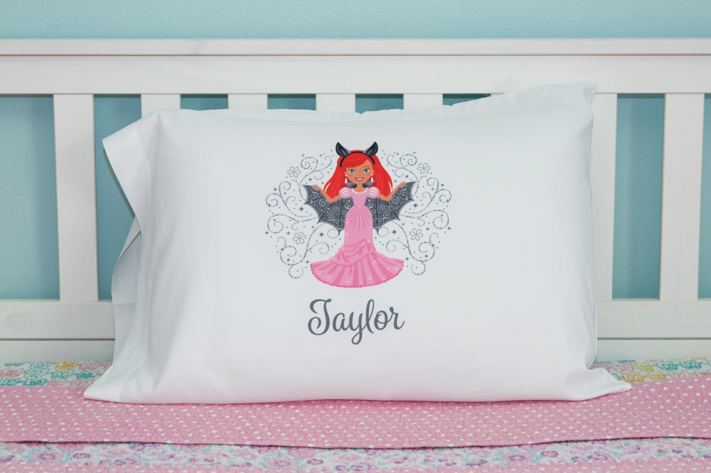 Personalized Halloween Princess Pillowcases - Choose from 7 Designs