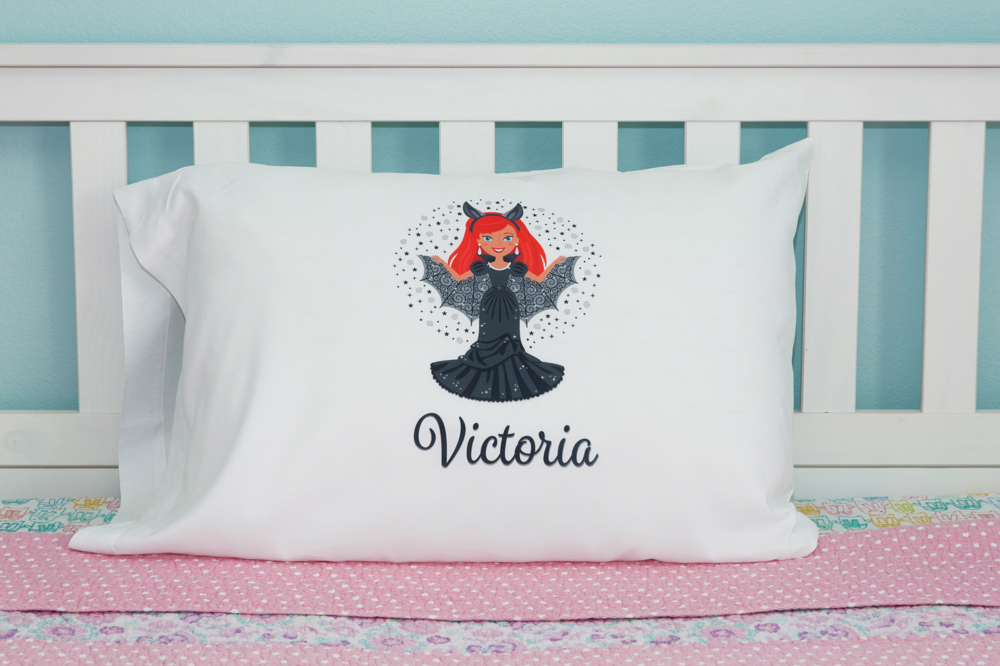 Personalized Halloween Princess Pillowcases - Choose from 7 Designs