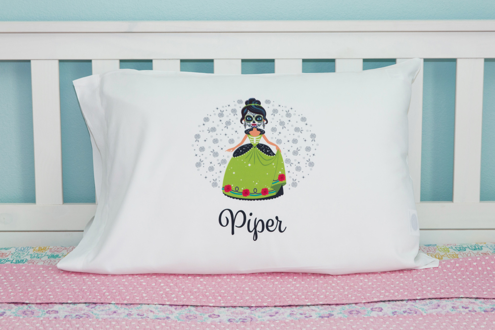 Personalized Halloween Princess Pillowcases - Choose from 7 Designs