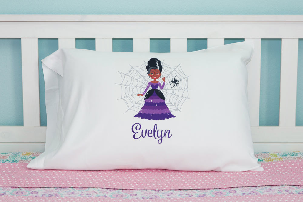 Personalized Halloween Princess Pillowcases - Choose from 7 Designs