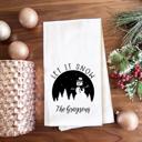  Personalized Holiday Tea Towels - Choose from 8 Designs