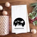  Personalized Holiday Tea Towels - Choose from 8 Designs