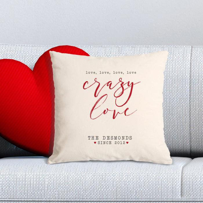 Personalized Loads of Love Throw Pillow Covers 18" x 18" (NO Insert Included) - Valentines Gift - Choose from 7 Designs