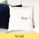  Family Names Personalized Throw Pillow Cover (NO Insert) - 18" x 18" - Choose from 4 Font Designs - New Year Gift for Moms and Grandmas