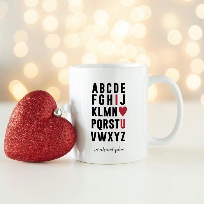 Personalized You + Me Valentine’s Day Mugs