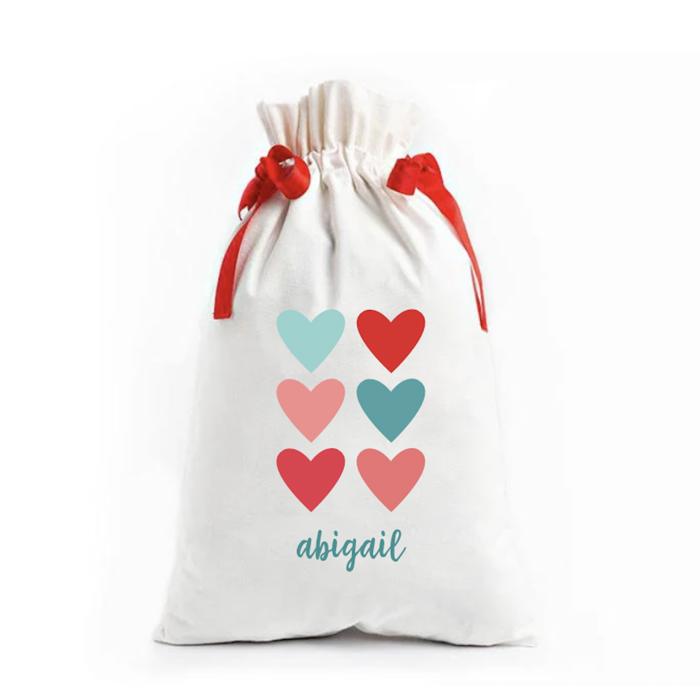 Personalized Love Themed Large Gift Bags - Unique Valentines Gift - Choose from 7 Designs