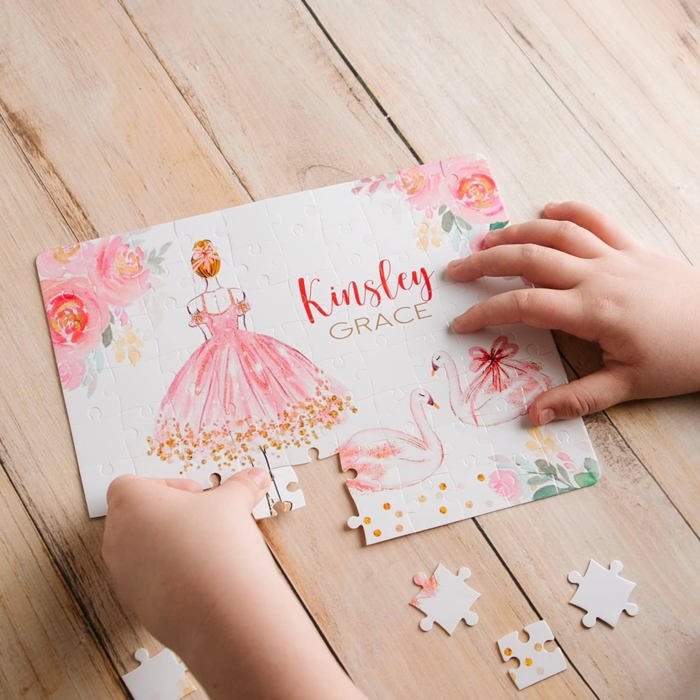 Personalized Kids Jigsaw Puzzles - Choose from 8 Designs and 4 Sizes (30, 48, 80, or 99-pieces) - Unique Christmas Stocking Stuffers