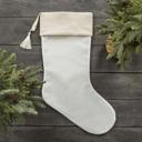  Personalized Cotton Pet Stockings with Tassel - Choose from 2 Stocking Colors and 8 Designs