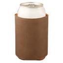 Dark Brown Personalized Can Cooler - Stocking Stuffers for Men and Women - Choose from 8 Colors and 20 Designs