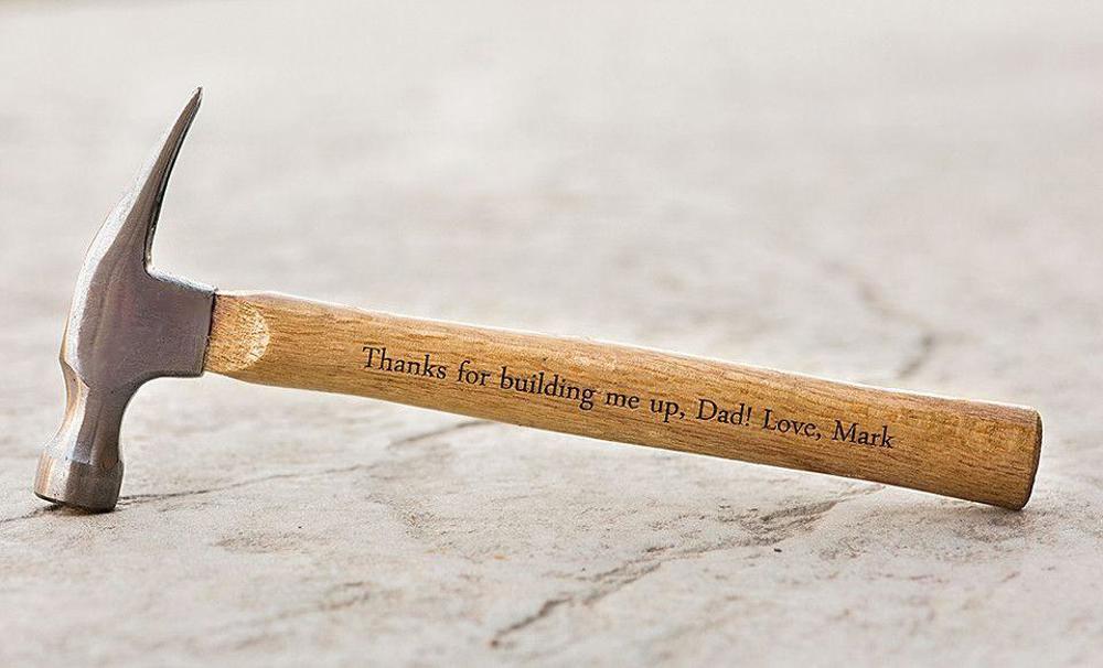 Personalized Hammer for Dad, Husband, Grandpa - Choose from Initials, Name or Message Engraving