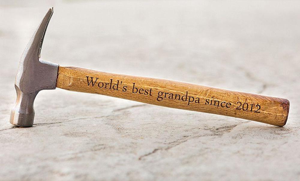 Personalized Hammer for Dad, Husband, Grandpa - Choose from Initials, Name or Message Engraving