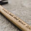  Personalized Hammer for Dad, Husband, Grandpa - Choose from Initials, Name or Message Engraving