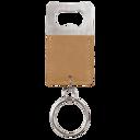 Light Brown Personalized Key Chain Bottle Opener - Stocking Stuffers - Choose from 5 Colors and 13 Design