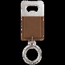 Dark Brown Personalized Key Chain Bottle Opener - Stocking Stuffers - Choose from 5 Colors and 13 Design