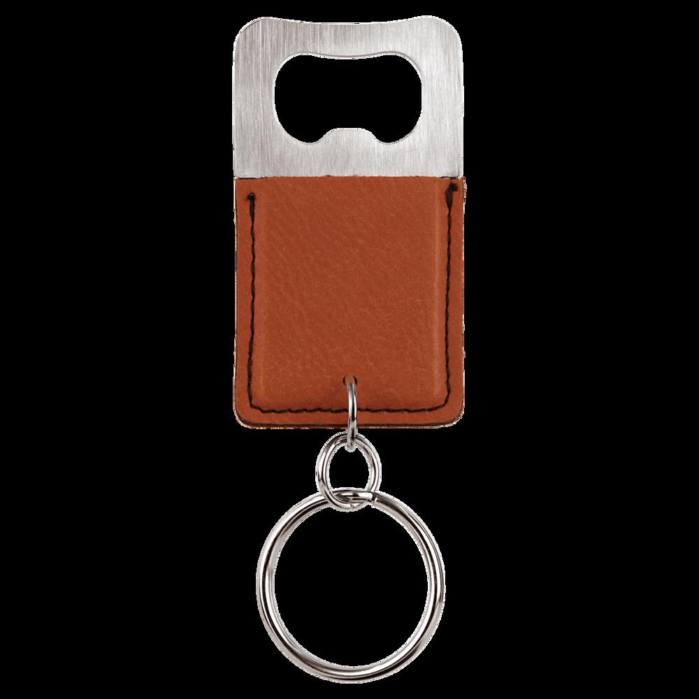 Personalized Key Chain Bottle Opener - Stocking Stuffers - Choose from 5 Colors and 13 Design