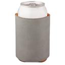 Gray Personalized Can Cooler - Stocking Stuffers for Men and Women - Choose from 8 Colors and 20 Designs