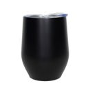 Black Personalized Wine Tumbler 12 oz - Choose from 9 Colors and 20 Designs