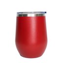 Red Personalized Wine Tumbler 12 oz - Choose from 9 Colors and 20 Designs