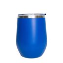 Blue Personalized Wine Tumbler 12 oz - Choose from 9 Colors and 20 Designs