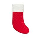 Red Personalized Velvet Christmas Stockings with Embroidered Name - Choose from 2 Colors and 2 Font Designs