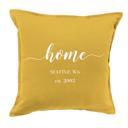  Personalized Colorful Farmhouse Throw Pillow Covers - Choose from 5 Colors and 4 Designs