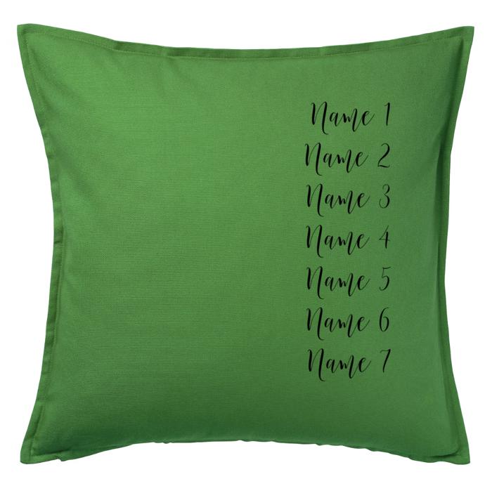 Personalized Family Names Throw Pillow Covers - Choose from 4 Colors and 3 Font Styles