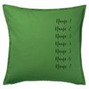  Personalized Family Names Throw Pillow Covers - Choose from 4 Colors and 3 Font Styles