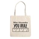  Personalized Teacher Tote Bags - Choose from 12 Designs