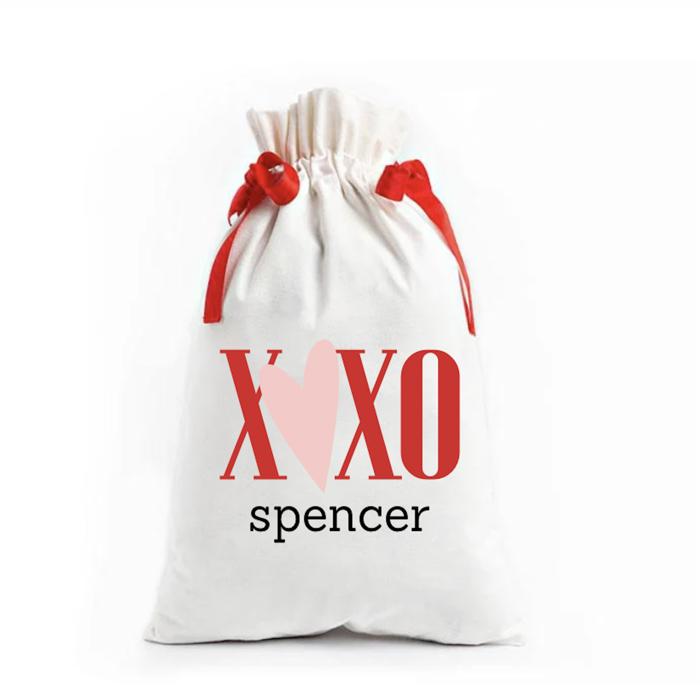 Personalized Love Themed Large Gift Bags - Unique Valentines Gift - Choose from 7 Designs