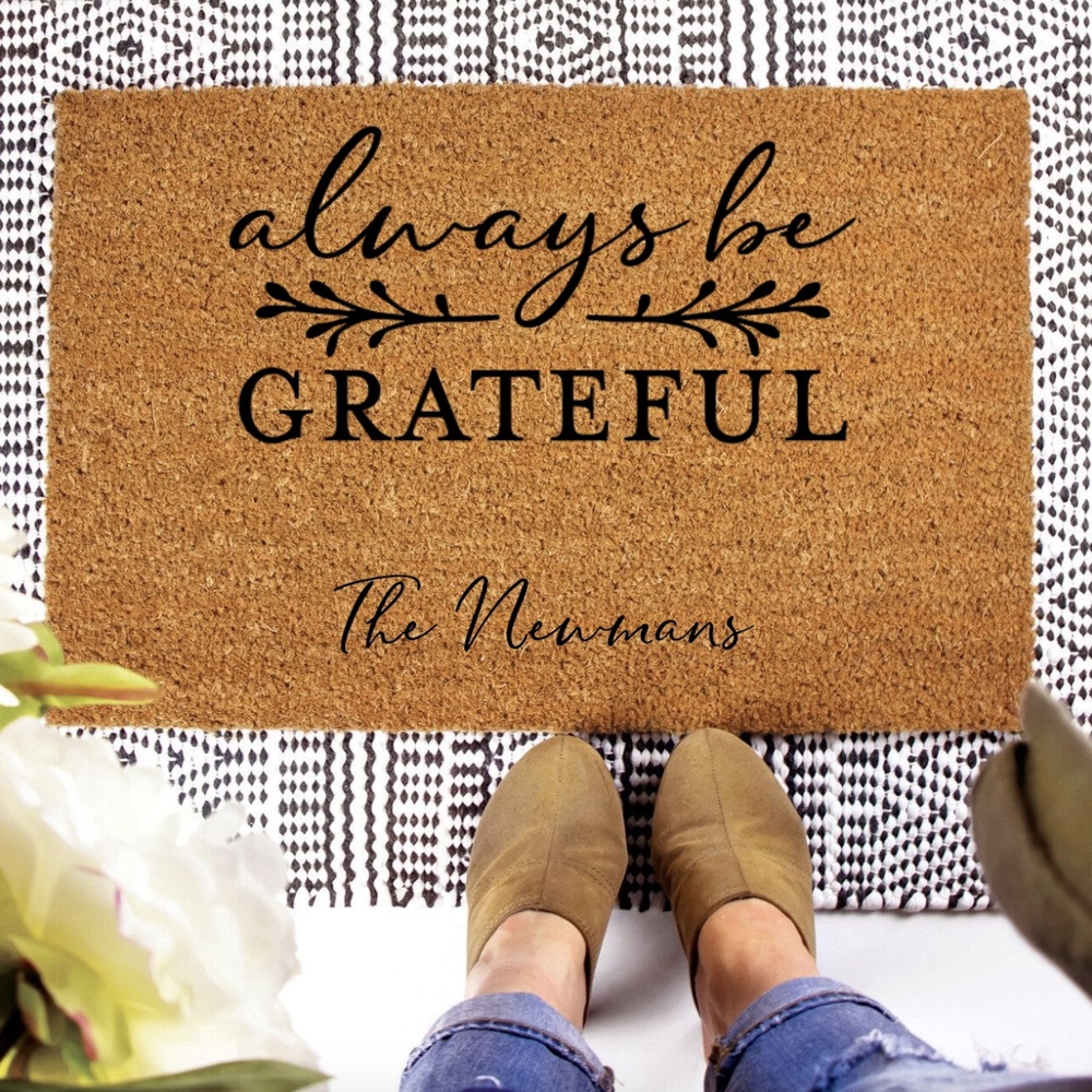 Personalized Fall Coir Doormats - Choose from 4 Sizes and 7 Designs