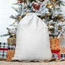 White Small Personalized Christmas Velvet Santa Bags (Classic Designs) - Choose from 15 Designs