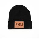  Personalized Small Knit Beanies for Kids - Choose from 7 Colors and 15 Patch Text Designs