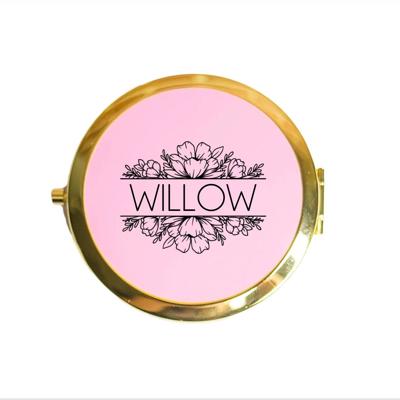 Personalized Compact Mirrors |  4 Colors and 24 Designs