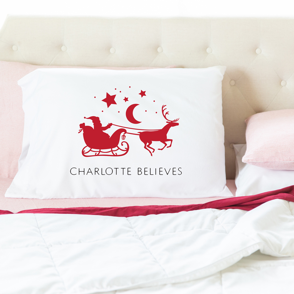 Personalized Kids' Christmas Pillowcases - Choose from 6 Designs