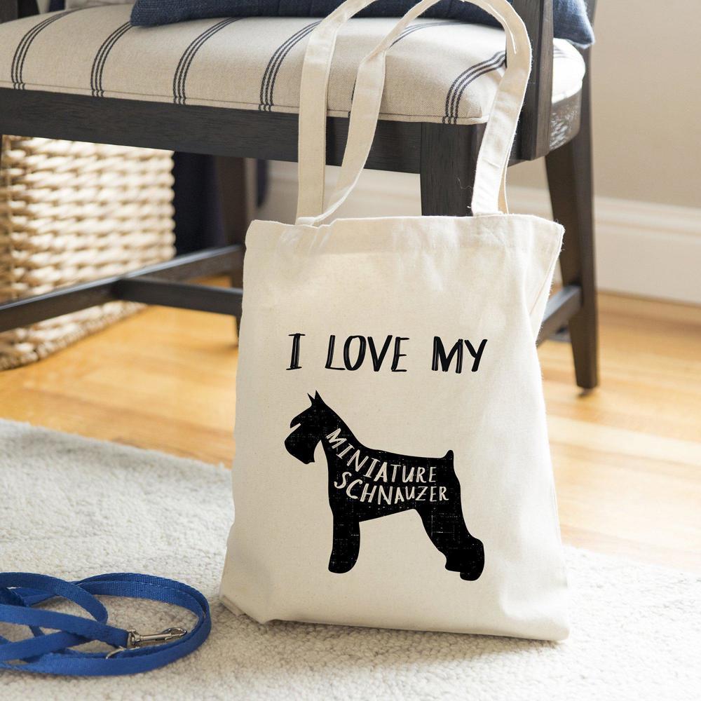 Personalized Dog Tote Bags - Choose from 22 Dog Breed Designs