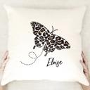  Personalized Animal Print Throw Pillow Covers (NO Insert Included) - 18" x 18" - Choose from 11 Designs - New Year Gift for Women