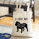  Personalized Dog Tote Bags - Choose from 22 Dog Breed Designs