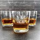  Personalized Square Cocktail Glasses - Single Glass Only - Choose from 17 Designs