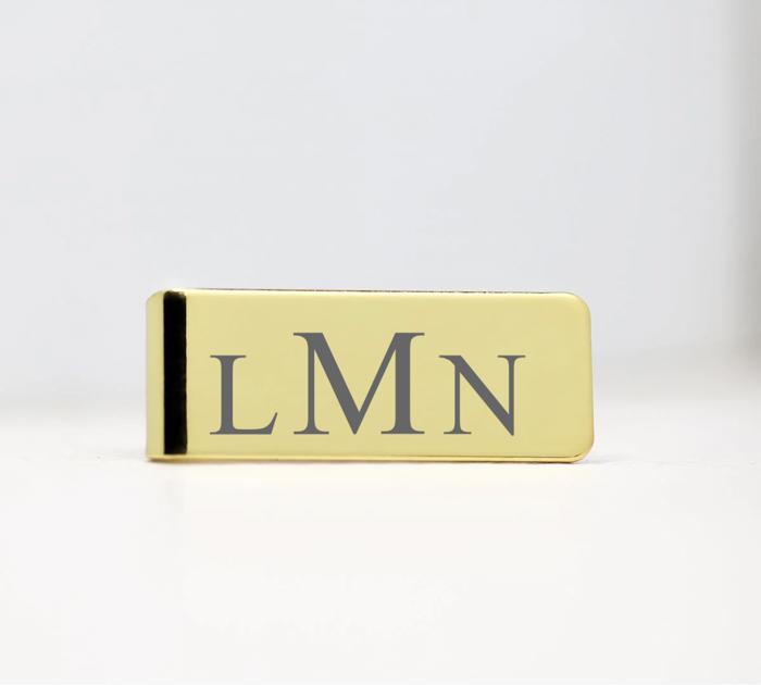 Personalized Metal Money Clip - Choose from 3 Colors and 4 Font Styles - Stocking Stuffers for Men