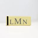  Personalized Metal Money Clip - Choose from 3 Colors and 4 Font Styles - Stocking Stuffers for Men