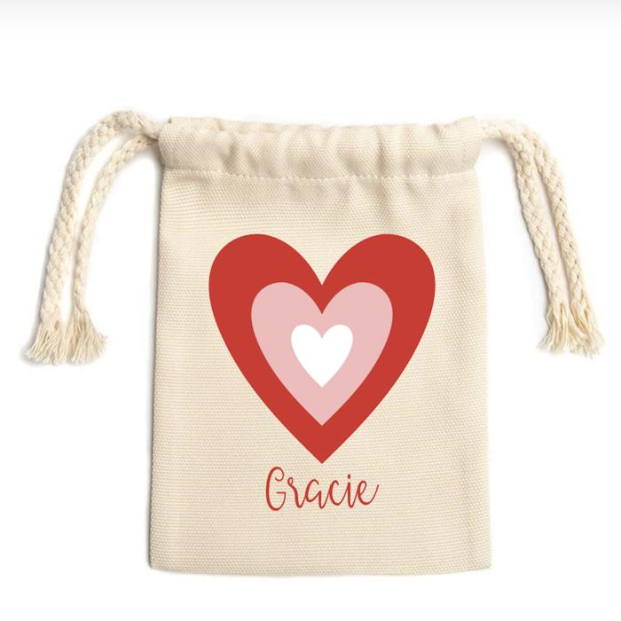 Personalized Love Themed Small Gift Bags - Valentines Day Gift - Choose from 9 Designs