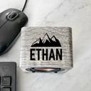  Personalized Gray Bluetooth Speaker - UV Printed (Black Text) - Unique Wedding Party Favor