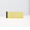 Gold Personalized Metal Money Clip - Choose from 3 Colors and 4 Font Styles - Stocking Stuffers for Men