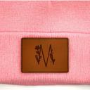  Personalized Small Knit Beanies for Kids - Choose from 7 Colors and 15 Patch Text Designs