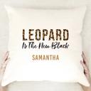  Personalized Animal Print Throw Pillow Covers (NO Insert Included) - 18" x 18" - Choose from 11 Designs - New Year Gift for Women