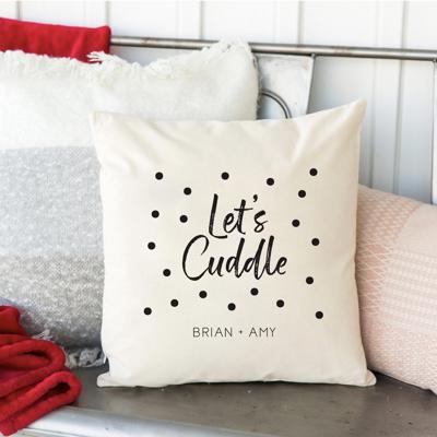 Personalized Throw Pillow Covers (Love Themed) 18" x 18" - NO Insert Included - Valentines Day Gift - Choose from 7 Designs